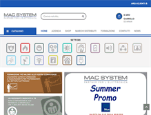 Tablet Screenshot of macsystem.it