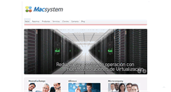 Desktop Screenshot of macsystem.com.pe