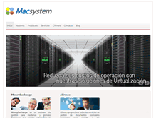 Tablet Screenshot of macsystem.com.pe